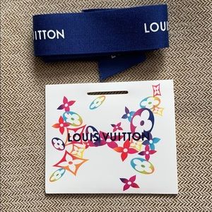 Louis Vuitton Gift Tag and Ribbon